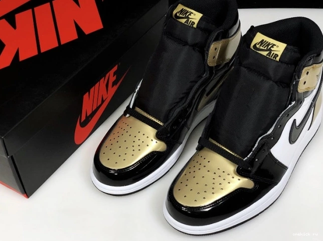 Chep Onekick Jordan Retro Glod Toe 861428-007 Air High 1 0523